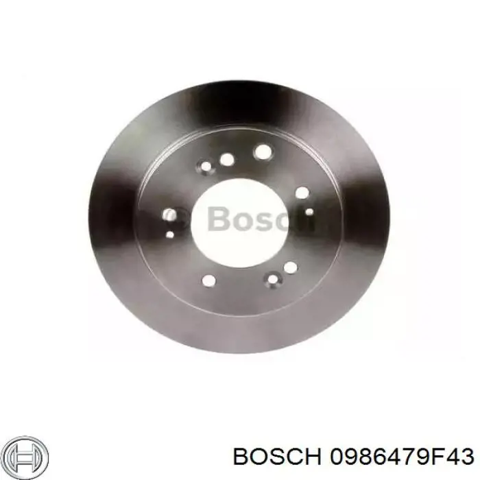 Disco de freno trasero Bosch 0986479F43 precio, desde 63,15 EUR