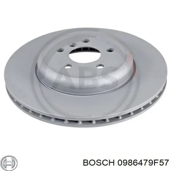 0986479F57 Bosch freno de disco delantero