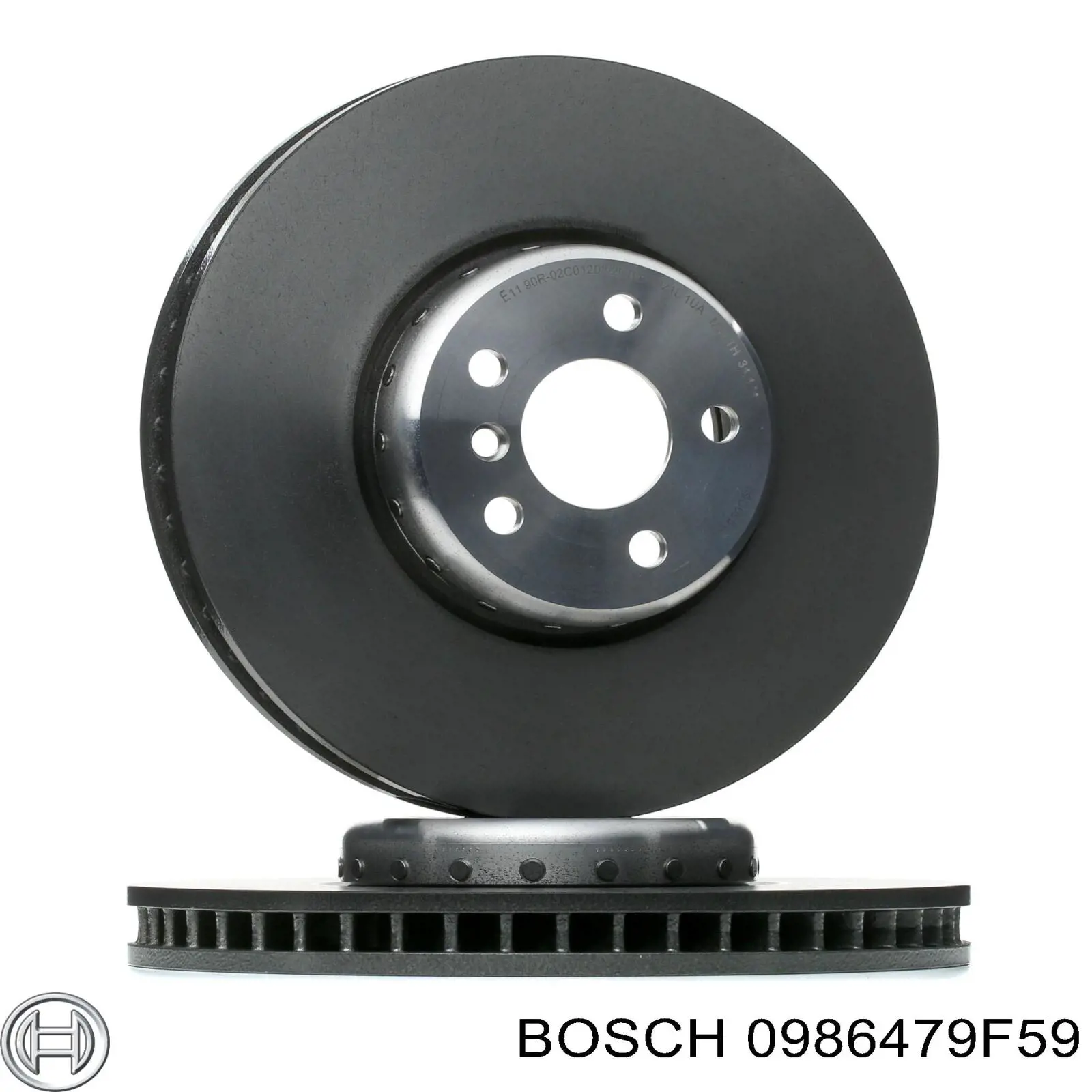 0986479F59 Bosch disco de freno delantero