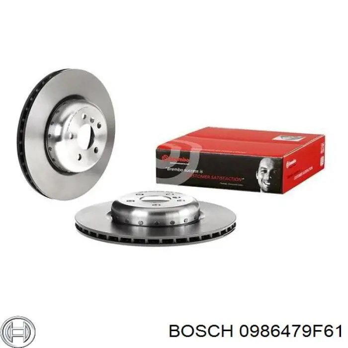 Comprar 0986479F61 Bosch Disco de freno trasero