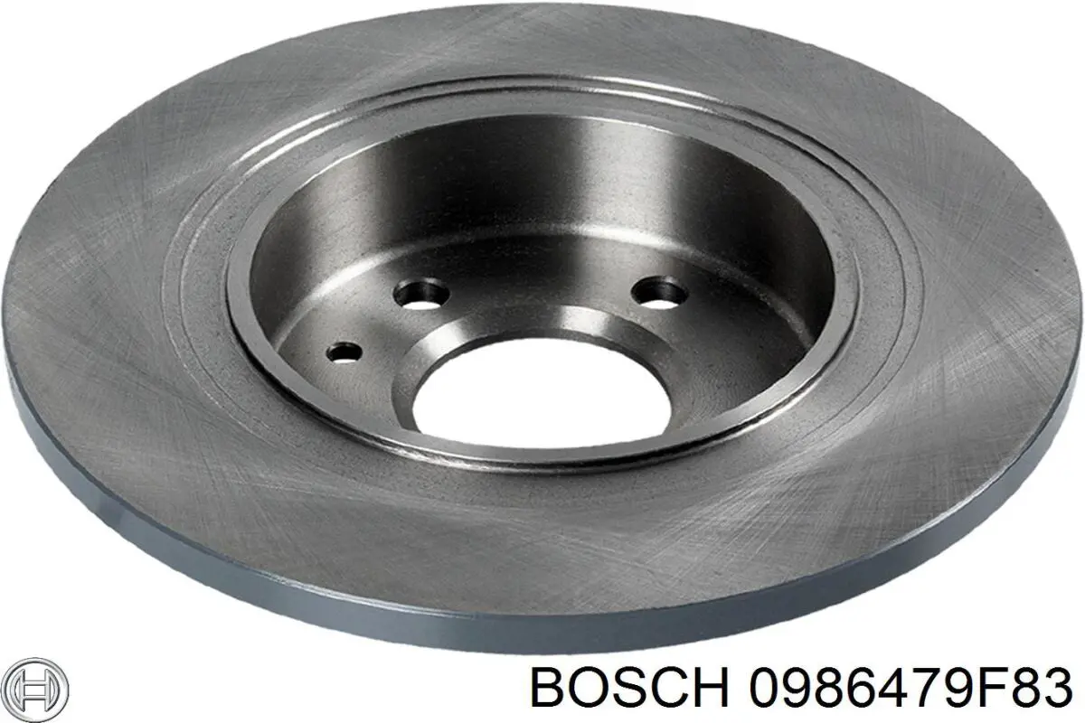 Comprar 0986479F83 Bosch Disco de freno trasero