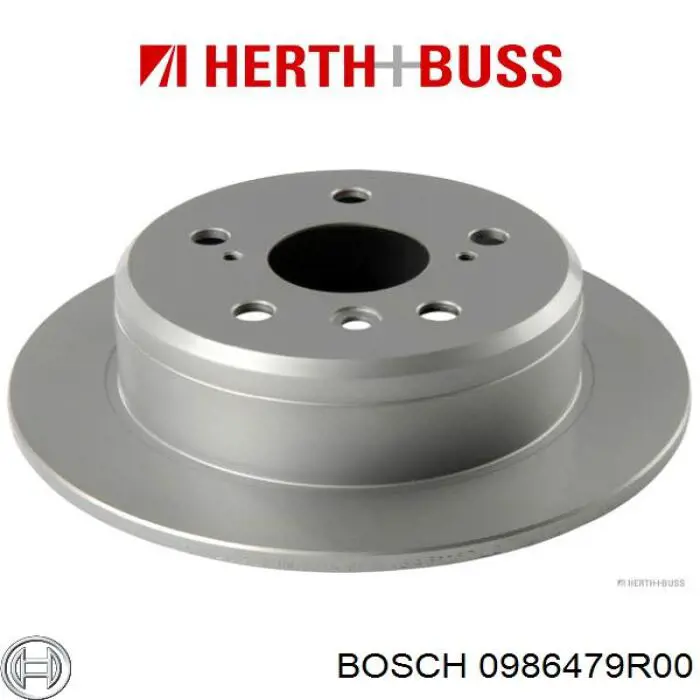 Disco de freno trasero Bosch 0986479R00 precio, desde 35,82 EUR