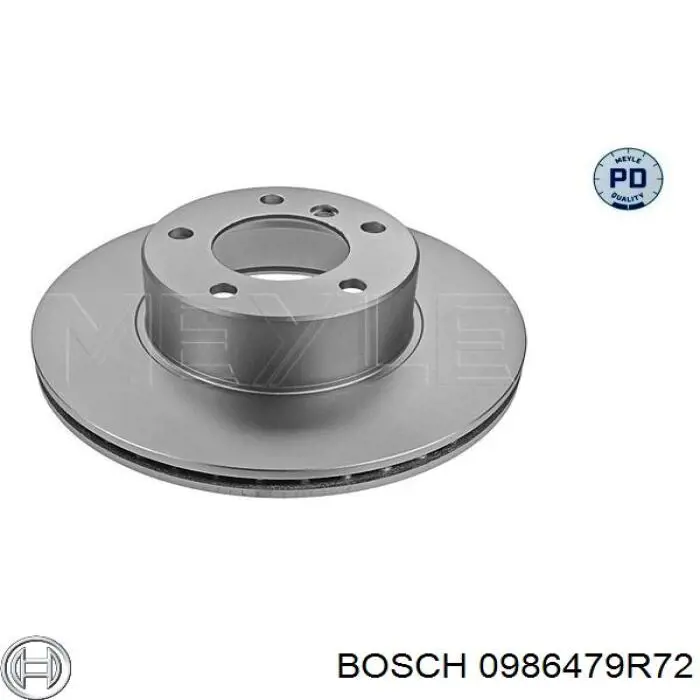 Frenos delanteros Bosch 0986479R72 precio, desde 43,18 EUR
