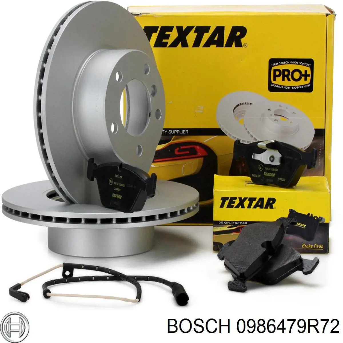Disco de freno 0986479R72 Bosch
