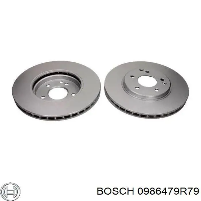 Disco de freno 0986479R79 Bosch
