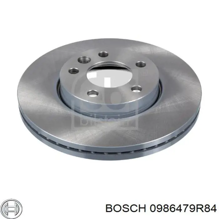 Disco de freno 0986479R84 Bosch