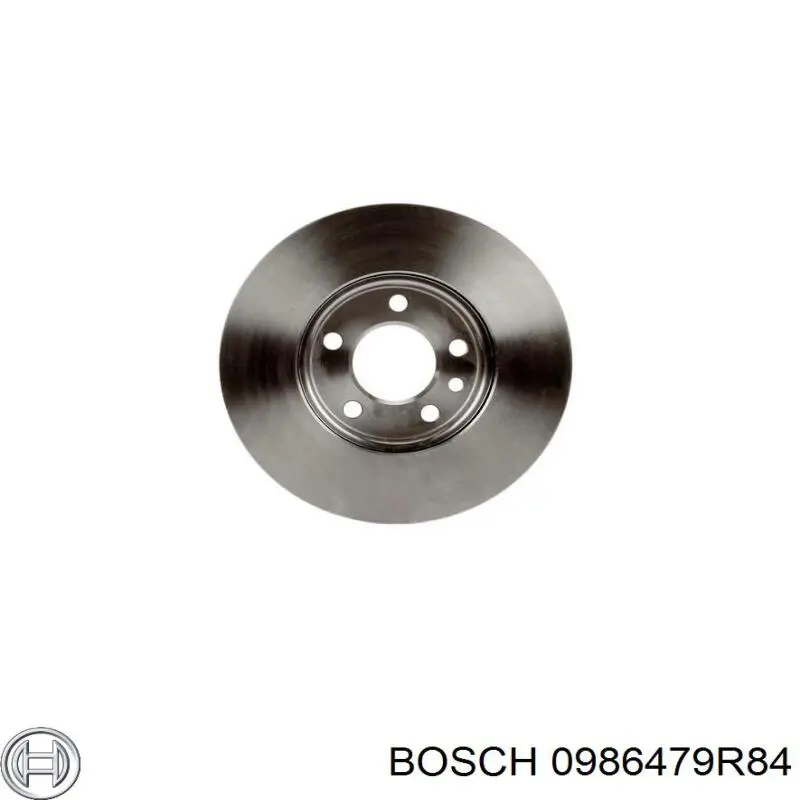0986479R84 Bosch disco de freno delantero