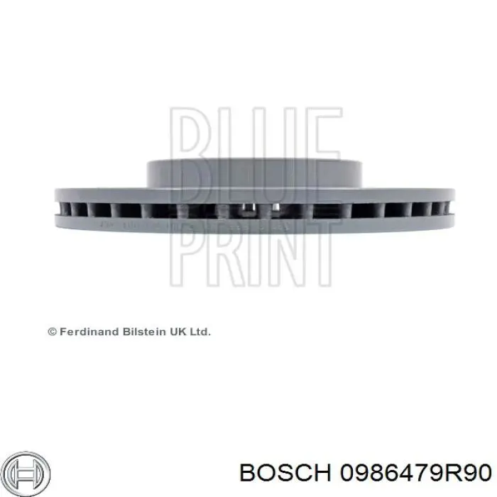 Disco de freno 0986479R90 Bosch