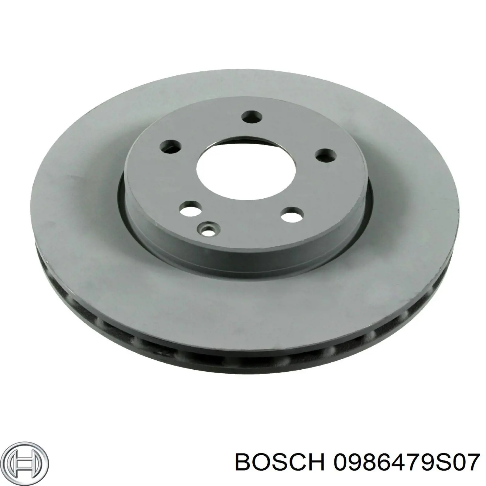 0986479S07 Bosch disco de freno delantero