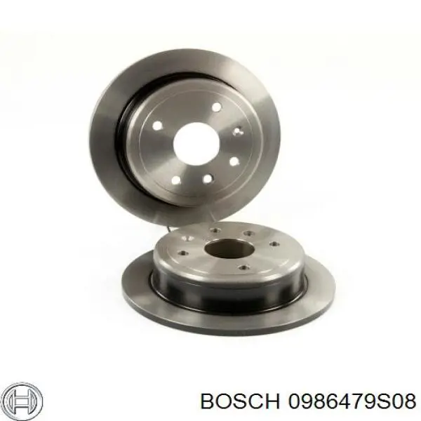 Disco de freno trasero Chevrolet Aveo 2 T250, T255