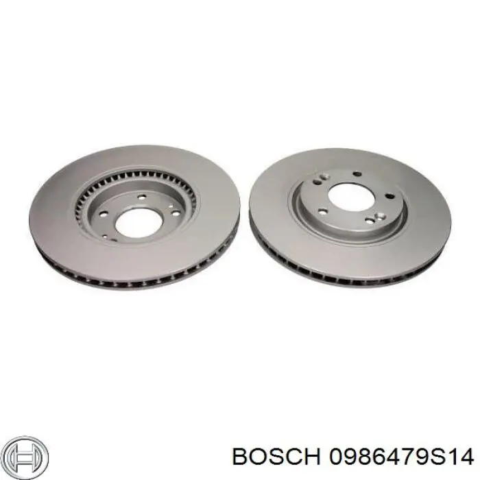 Disco de freno delantero Bosch 0986479S14