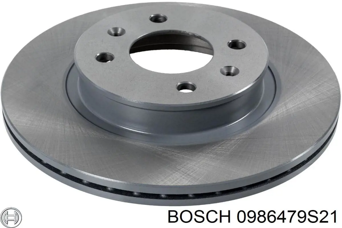 0986479S21 Bosch disco de freno delantero