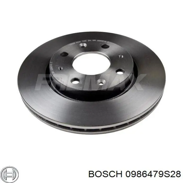 Disco de freno 0986479S28 Bosch