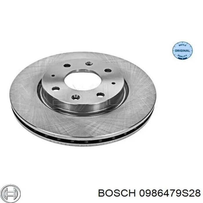 0986479S28 Bosch freno de disco delantero