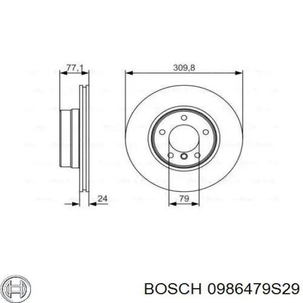 0986479S29 Bosch Discos
