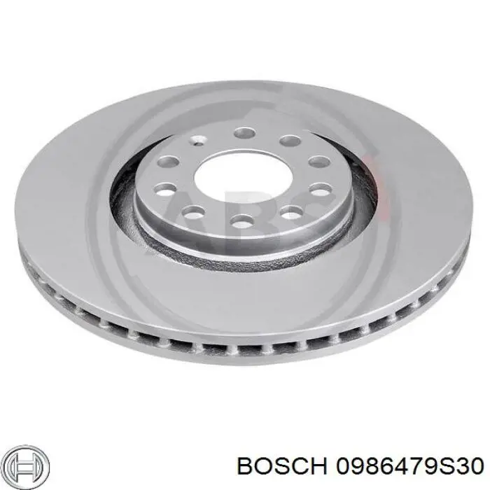 0986479S30 Bosch disco de freno delantero