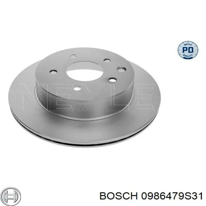 Frenos traseros Bosch 0986479S31