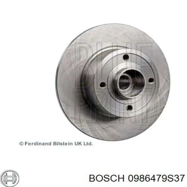 Disco de freno trasero Alfa Romeo 33 905