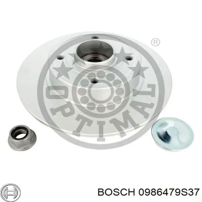 Disco de freno trasero Alfa Romeo 33 905