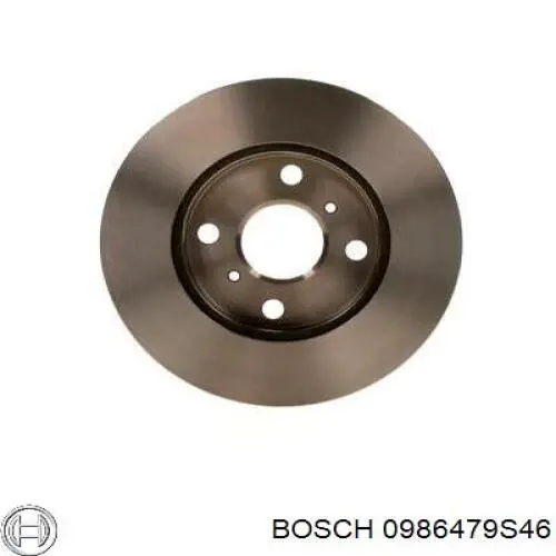 0986479S46 Bosch freno de disco delantero