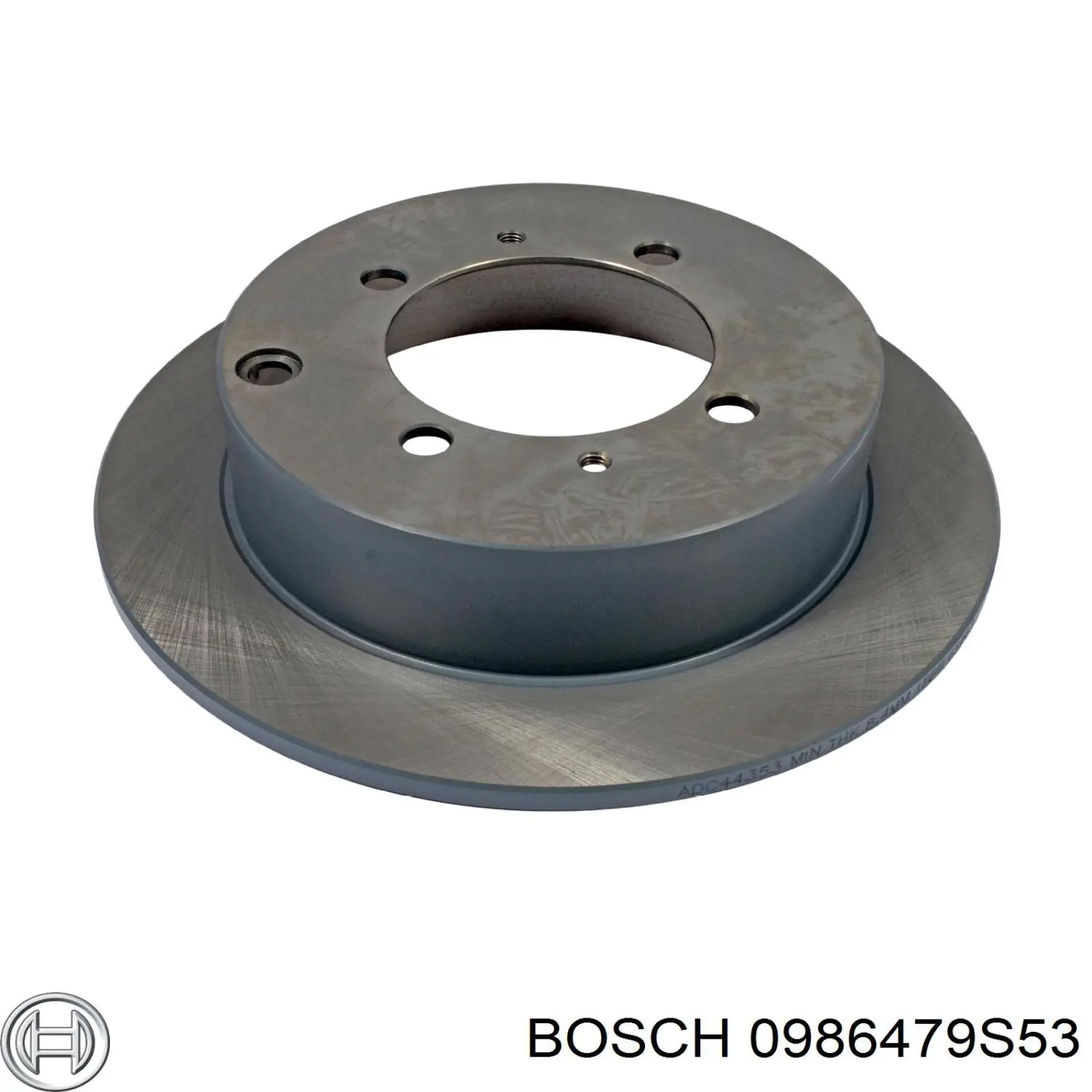 0986479S53 Bosch disco de freno trasero
