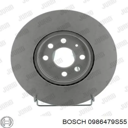 Disco de freno 0986479S55 Bosch