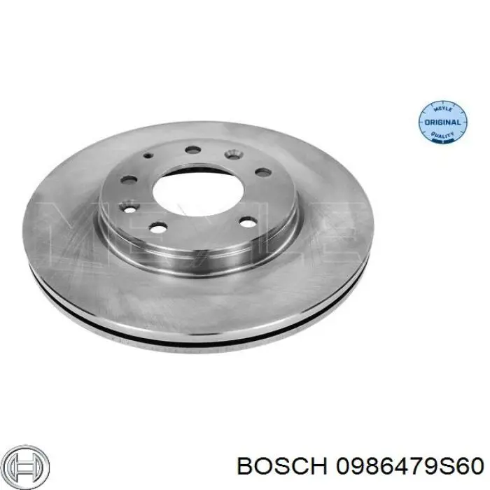 0986479S60 Bosch freno de disco delantero