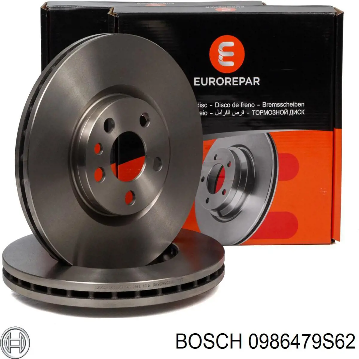 0986479S62 Bosch disco de freno delantero
