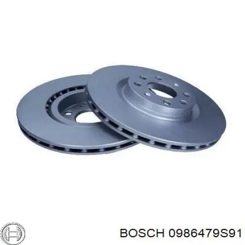0986479S91 Bosch disco de freno delantero