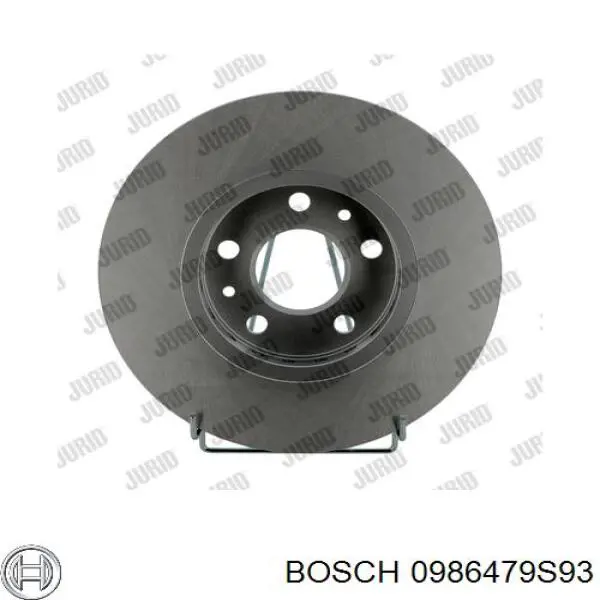 0986479S93 Bosch disco de freno delantero