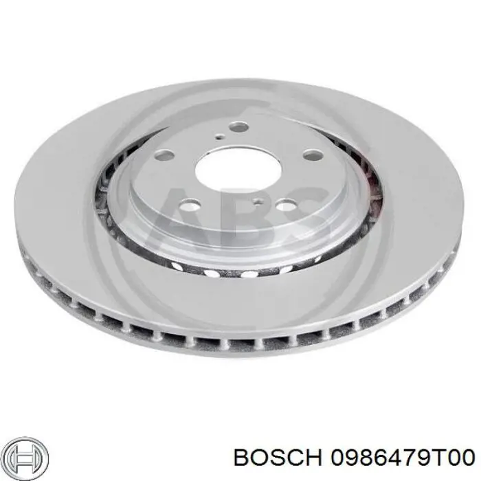 Disco de freno 0986479T00 Bosch
