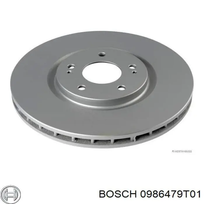 0986479T01 Bosch freno de disco delantero