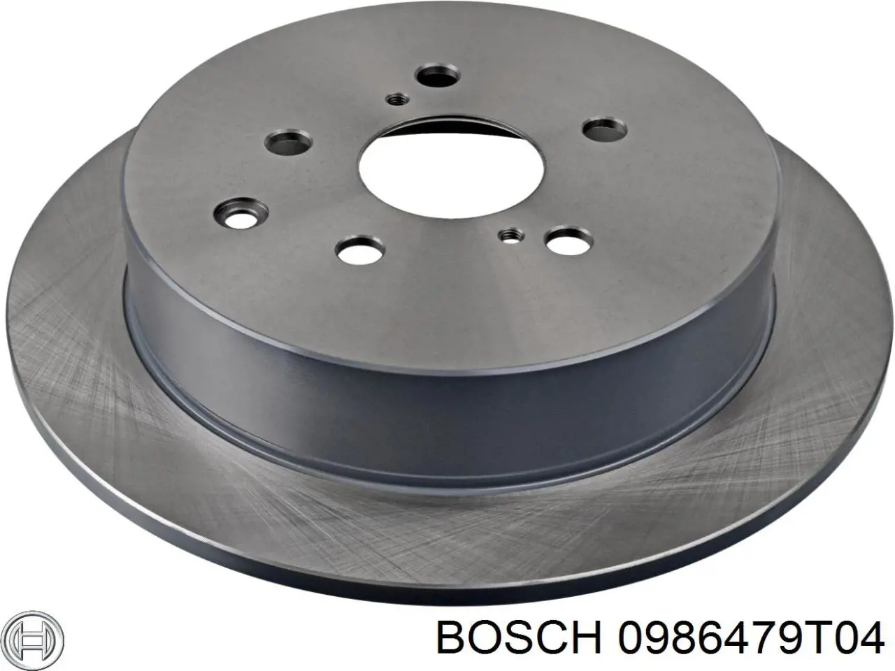 0986479T04 Bosch disco de freno trasero
