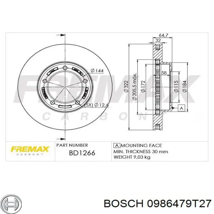 0986479T27 Bosch