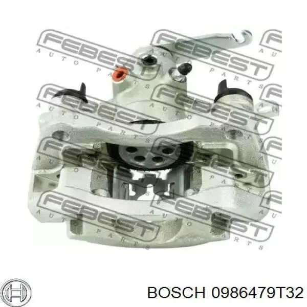 0986479T32 Bosch disco de freno delantero