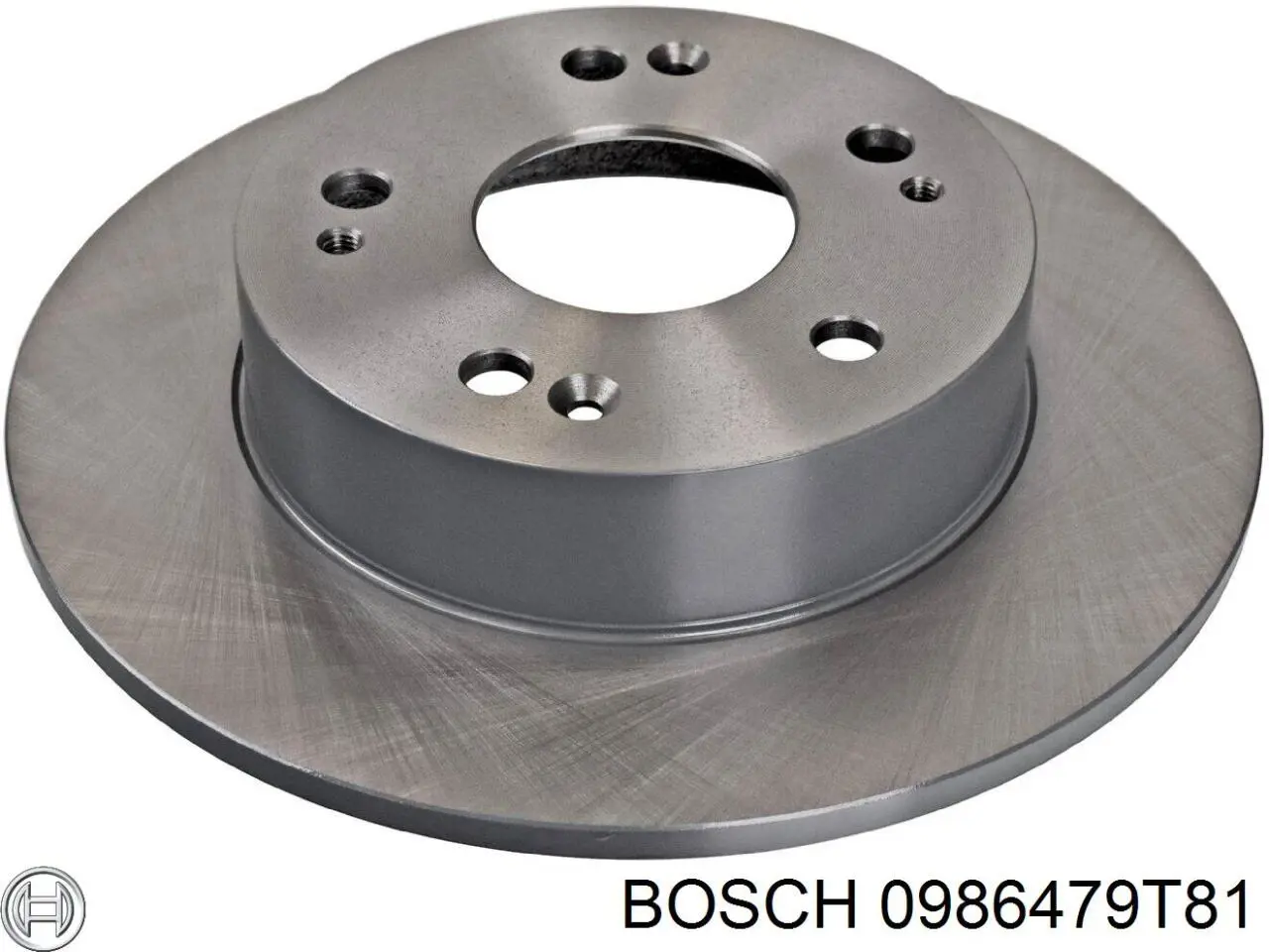 0986479T81 Bosch disco de freno trasero