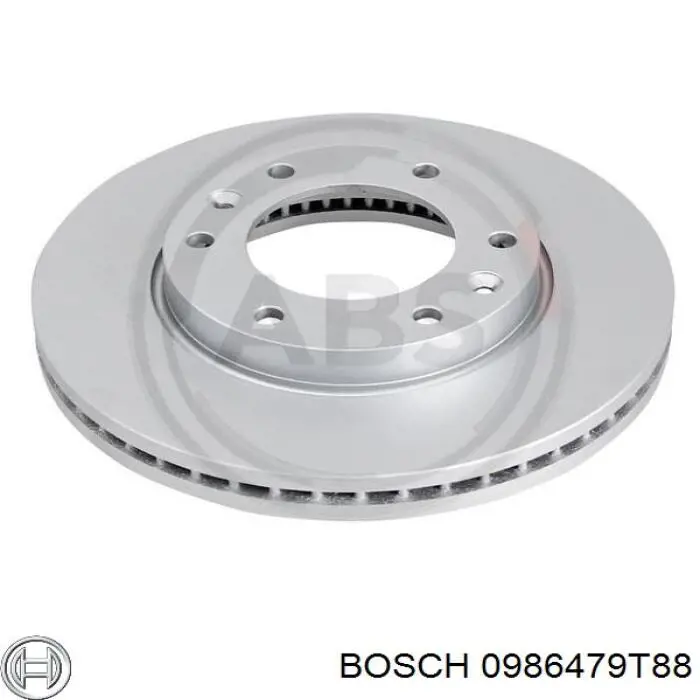 0 986 479 T88 Bosch freno de disco delantero