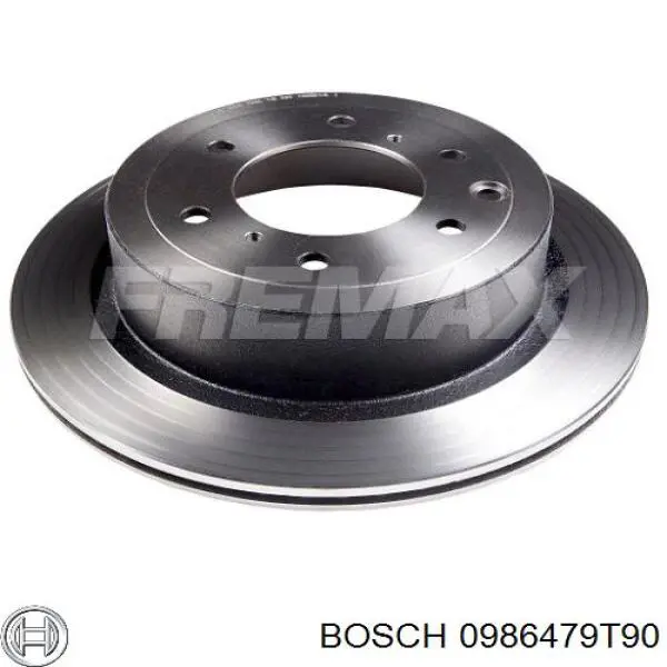 Comprar 0986479T90 Bosch Disco de freno trasero