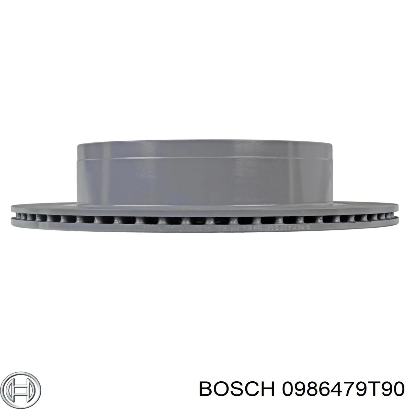 Disco de freno trasero 0986479T90 Bosch