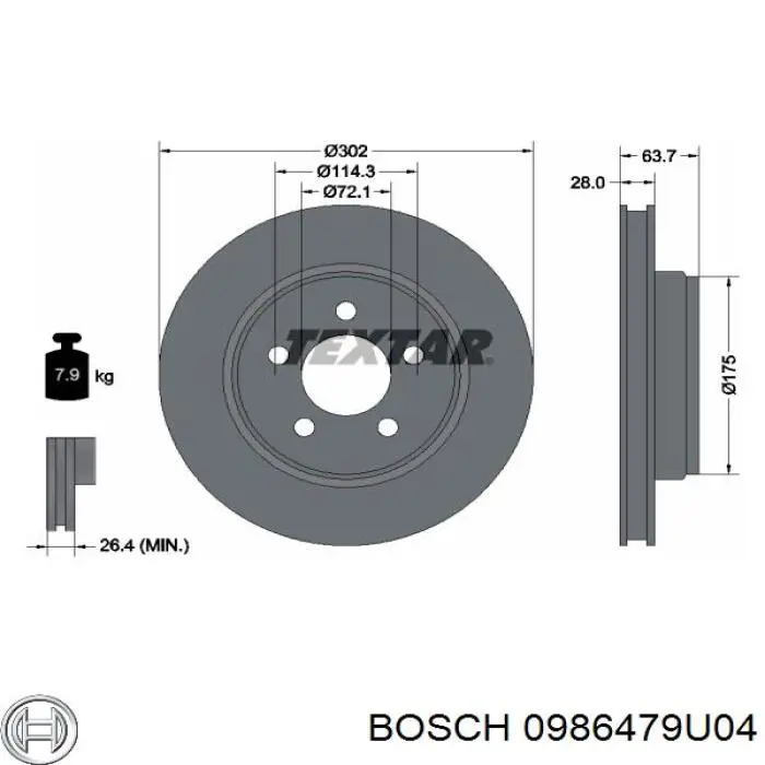 0986479U04 Bosch