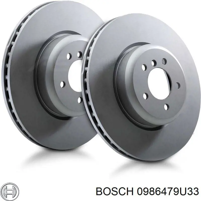 0 986 479 U33 Bosch freno de disco delantero