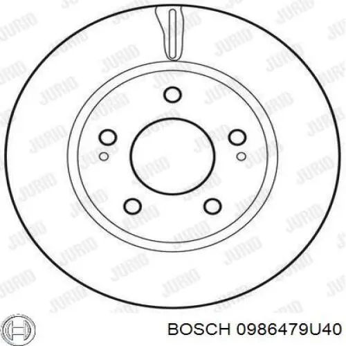 0986479U40 Bosch Discos