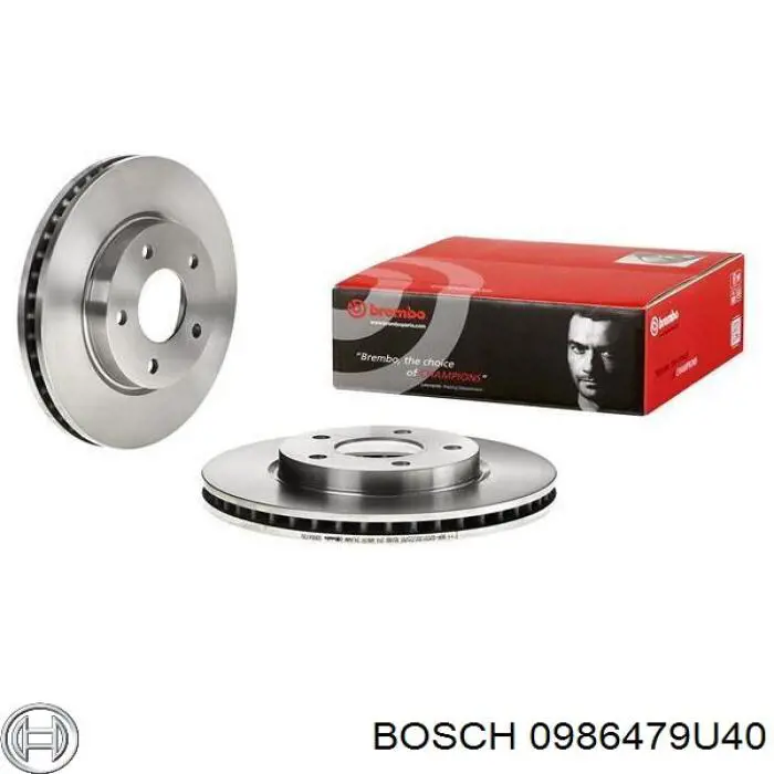 Frenos delanteros Bosch 0986479U40 precio, desde 36,62 EUR