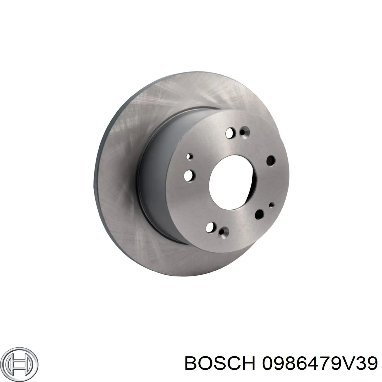 0986479V39 Bosch disco de freno trasero