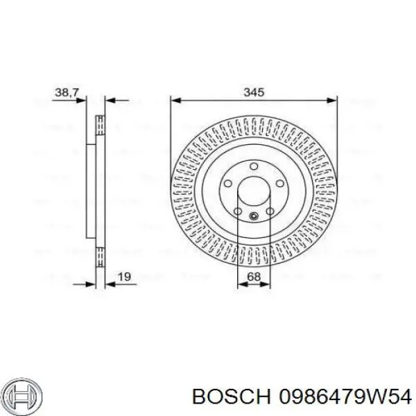 Disco de freno, eje trasero para Ford Explorer U5