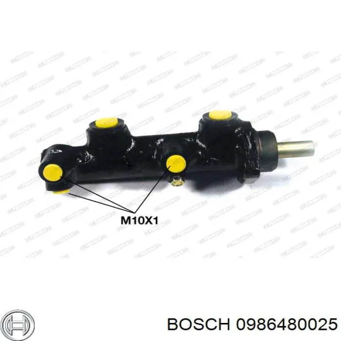 0986480025 Bosch bomba de freno