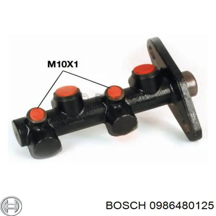 Cilindro principal de freno Bosch 0986480125