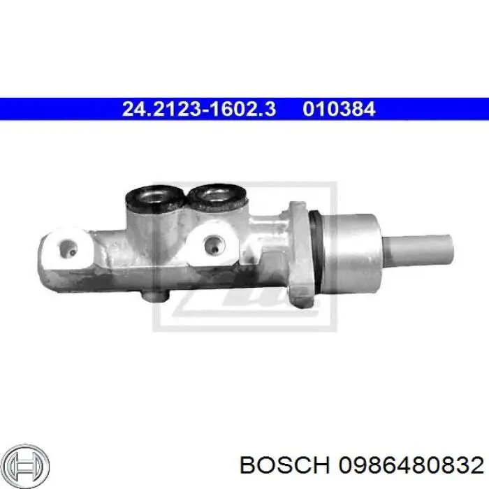 0986480832 Bosch bomba de freno