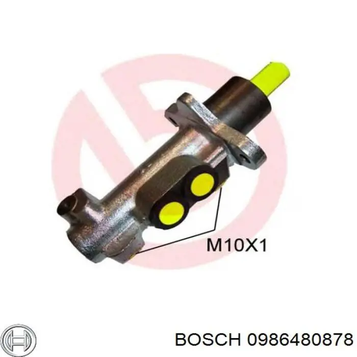 0986480878 Bosch cilindro principal de freno