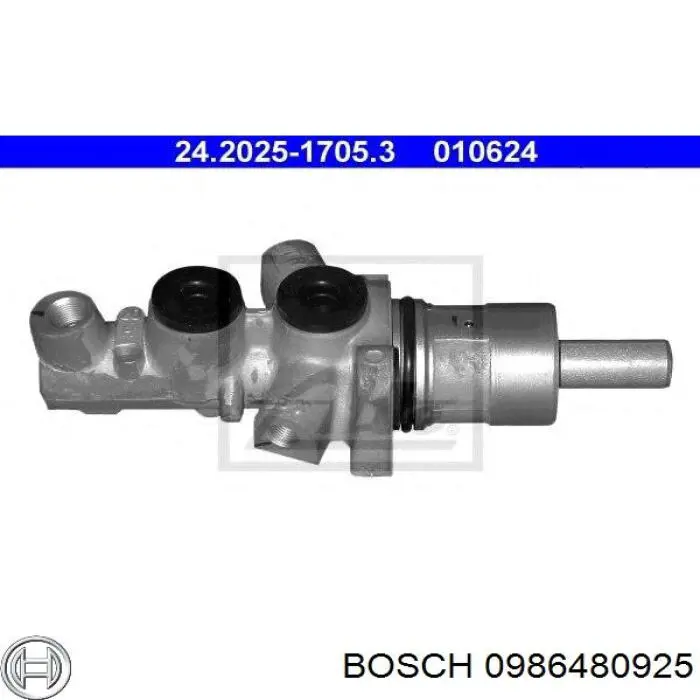 0986480925 Bosch bomba de freno